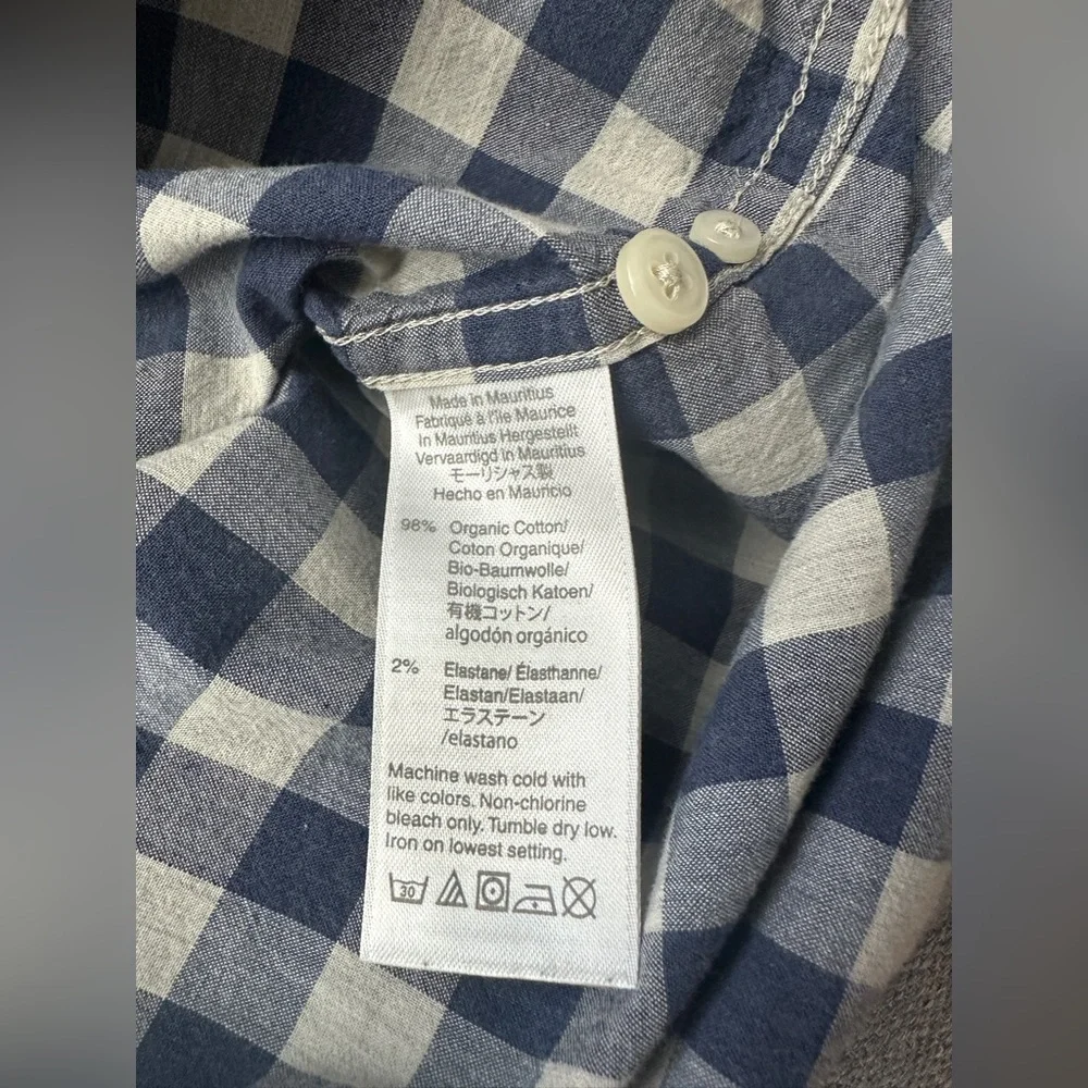 J. Crew Slim Fit Secret Wash Organic Cotton Poplin Long Sleeve Button Down Shirt
